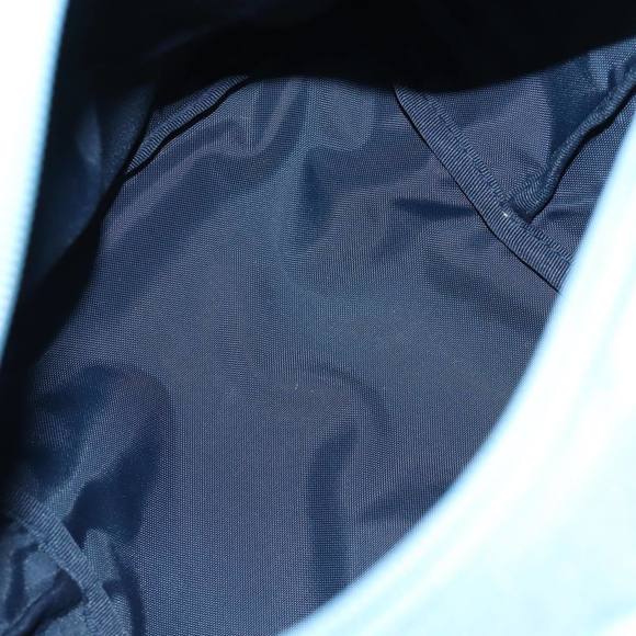 BURBERRY Nova Check Blue Label Hand Bag Nylon Blue Auth bs14211 - Picture 12 of 16